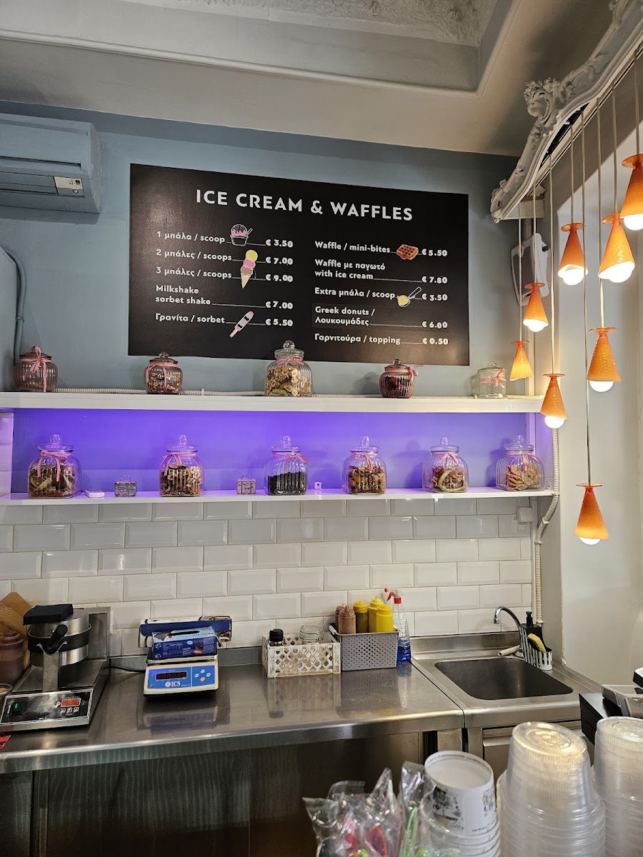 Menu Peter's Ice Cream, Greek Donuts And Sweets Shop-2