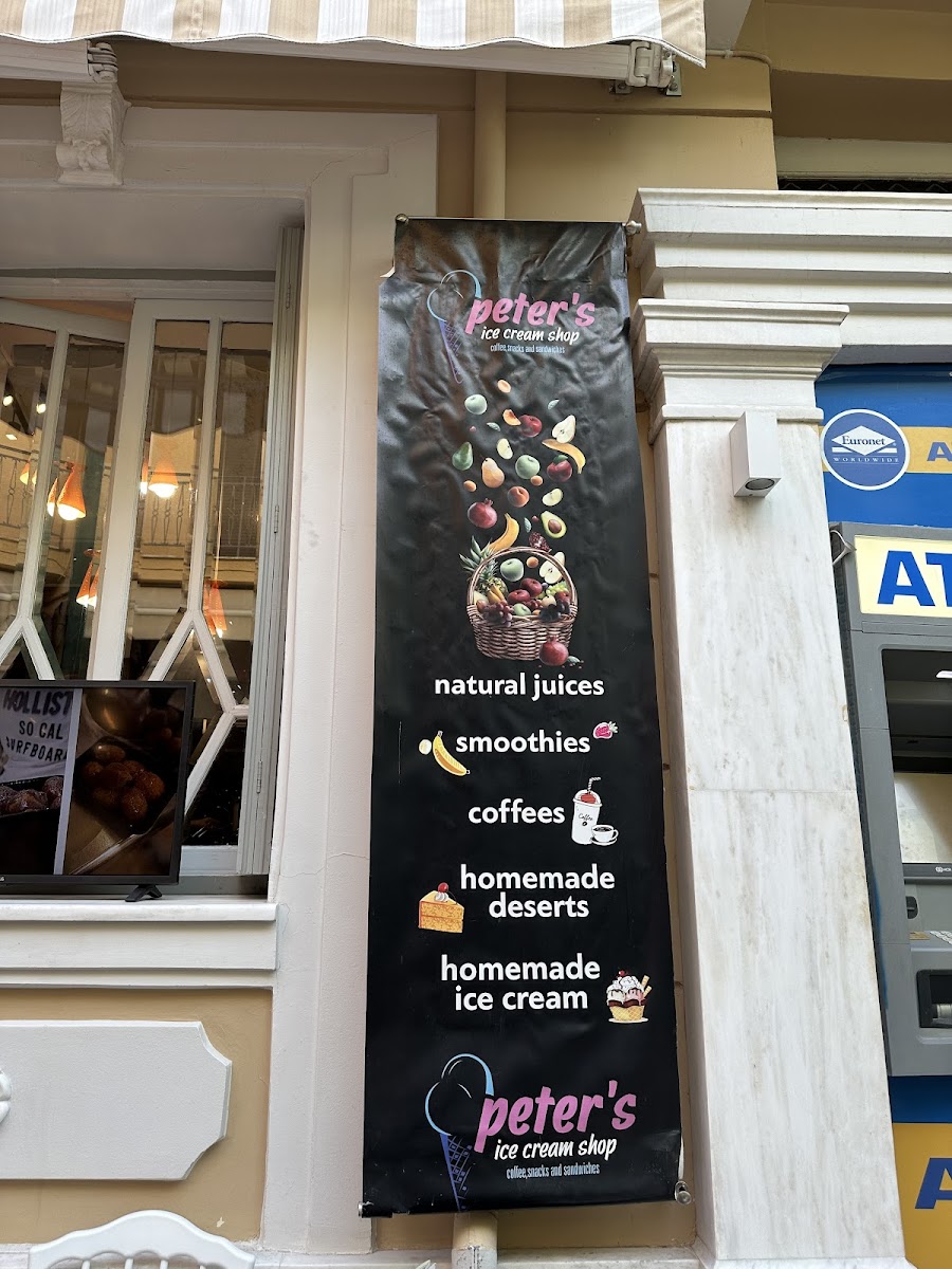 Menu Peter's Ice Cream, Greek Donuts And Sweets Shop-3