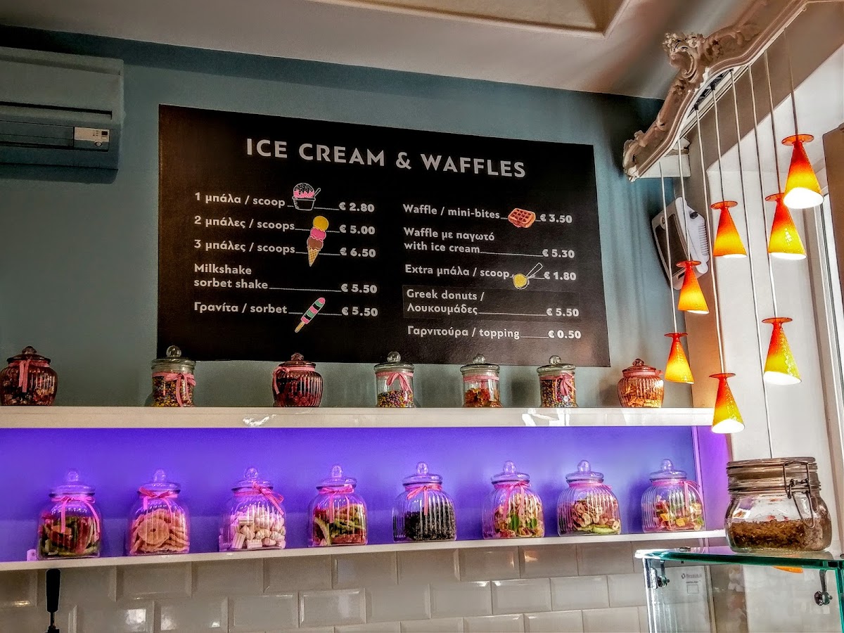 Menu Peter's Ice Cream, Greek Donuts And Sweets Shop-4